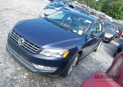 2013 Volkswagen Passat 2.0L Tdi Sel Premium из США, поврежденный, VIN 1VWCN7A35DC018219